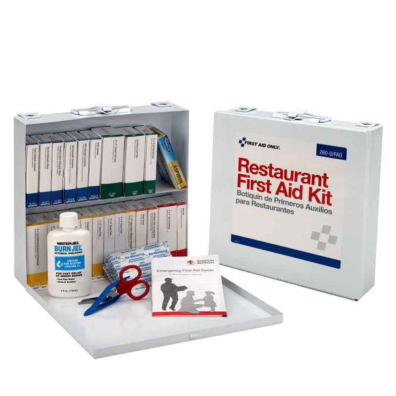 First Aid Only/Acme United Corporation First Aid Only/Acme United Industrial Kits  Restaurant First Aid Kit, 75 Person, Metal Case