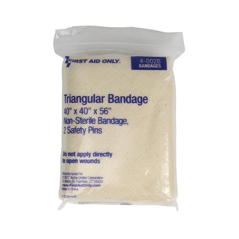 First Aid Only/Acme United Corporation First Aid Only/Acme United Wound Care  Muslin Triangular Bandage, 40"x40"x56", 1/bg