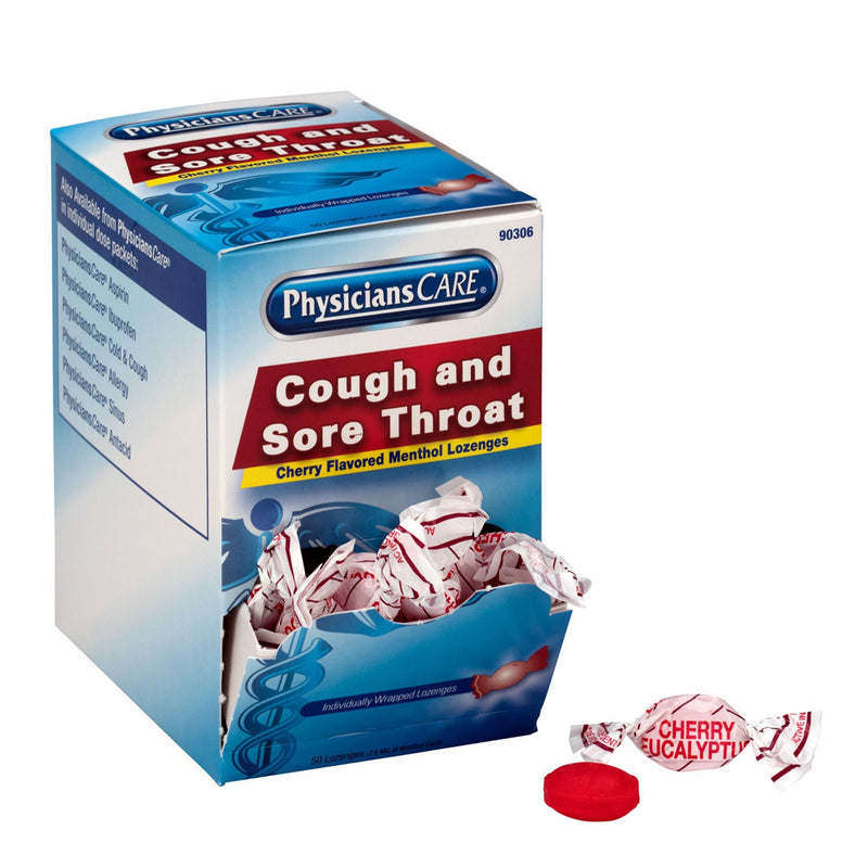 First Aid Only/Acme United Corporation First Aid Only/Acme United Cough, Cold & Allergy  PhysiciansCare-Cherry-Flavor-Cough-Throat-Lozenges