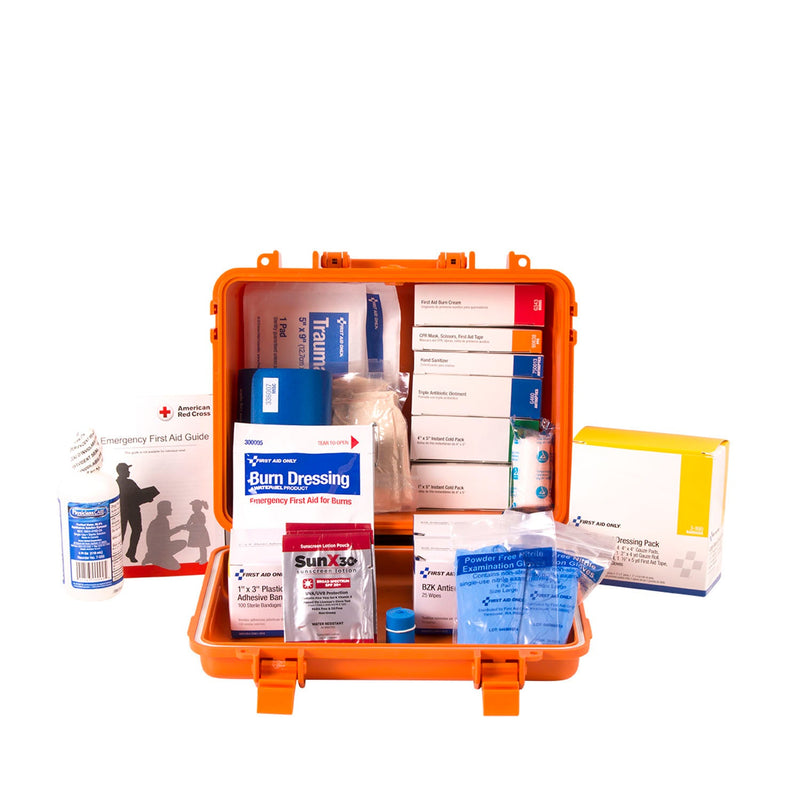 First Aid Only/Acme United Corporation First Aid Only/Acme United Waterproof Kits  First Aid Kit, ANSI B, 24 Unit, Waterproof Case