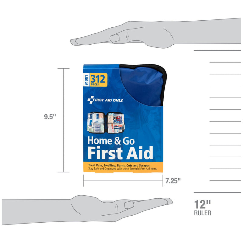 First Aid Only/Acme United Corporation First Aid Only/Acme United Burn Care First Aid Kits  First Aid Kit, 312 Piece, Fabric Case, 6/cs