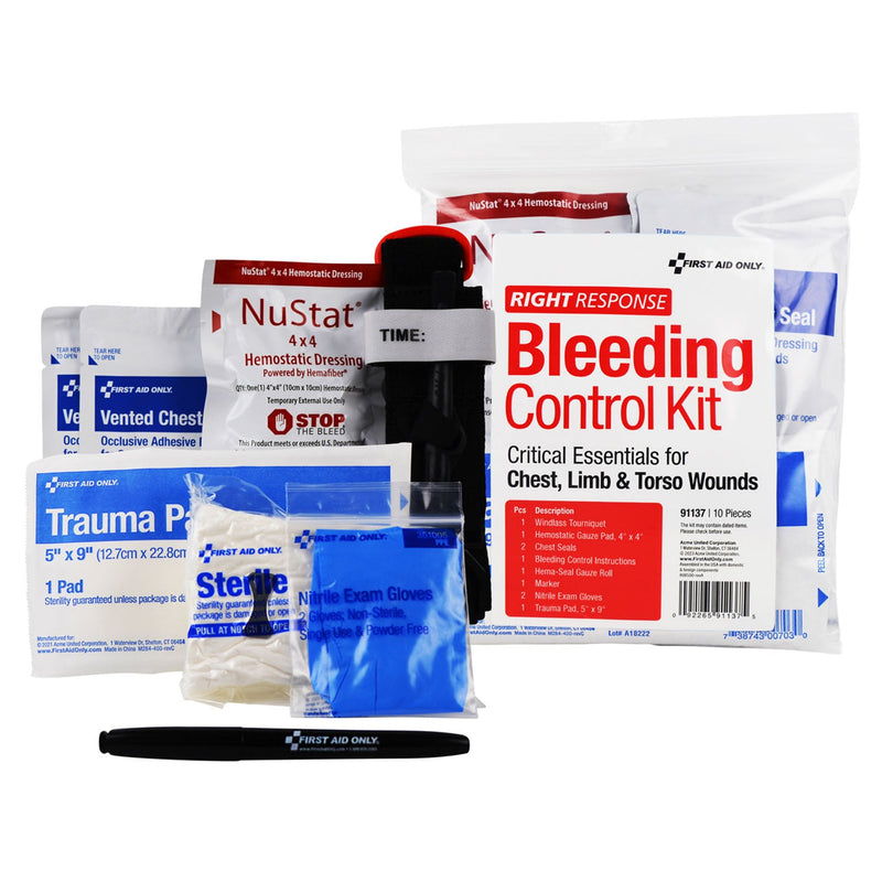 First Aid Only/Acme United Corporation First Aid Only/Acme United Bleeding Control Kits  Bleeding Control Kit, Enhanced Pro