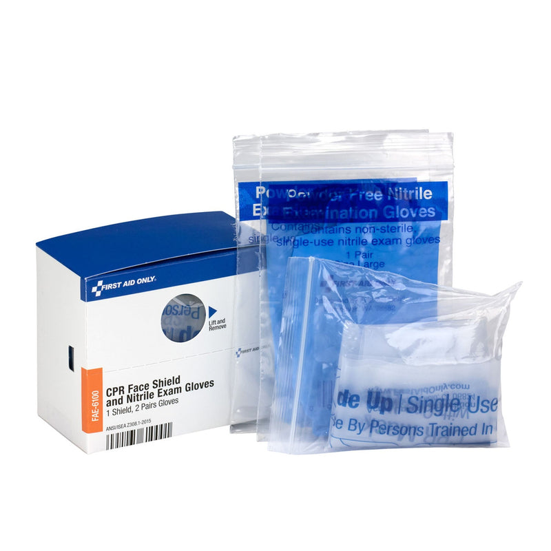 First Aid Only/Acme United Sc Refill Items For Kits  SC Refill, Includes: CPR Mask, 4 Nitrile Gloves
