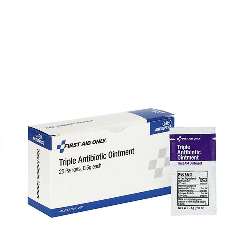 First Aid Only/Acme United Corporation First Aid Only/Acme United Antiseptics, Creams & Ointments  G460 - Triple Antibiotic Ointment, 25/bx, 30bx/cs