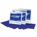 Four D Rubber Co Ltd Four D Rubber Isodam Hd Royal Blue Polyisoprene Dental Dam  HD 5" x 5" Medium, Latex-free, Royal Blue. 20 piec