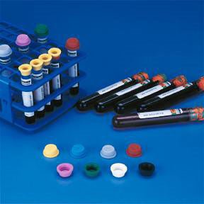 Tube Closure Fisherbrand SAV-IT Reversible Cap Inside Tube / Over Rim 10 to 13 mm Diameter NonSterile Blue (Each)