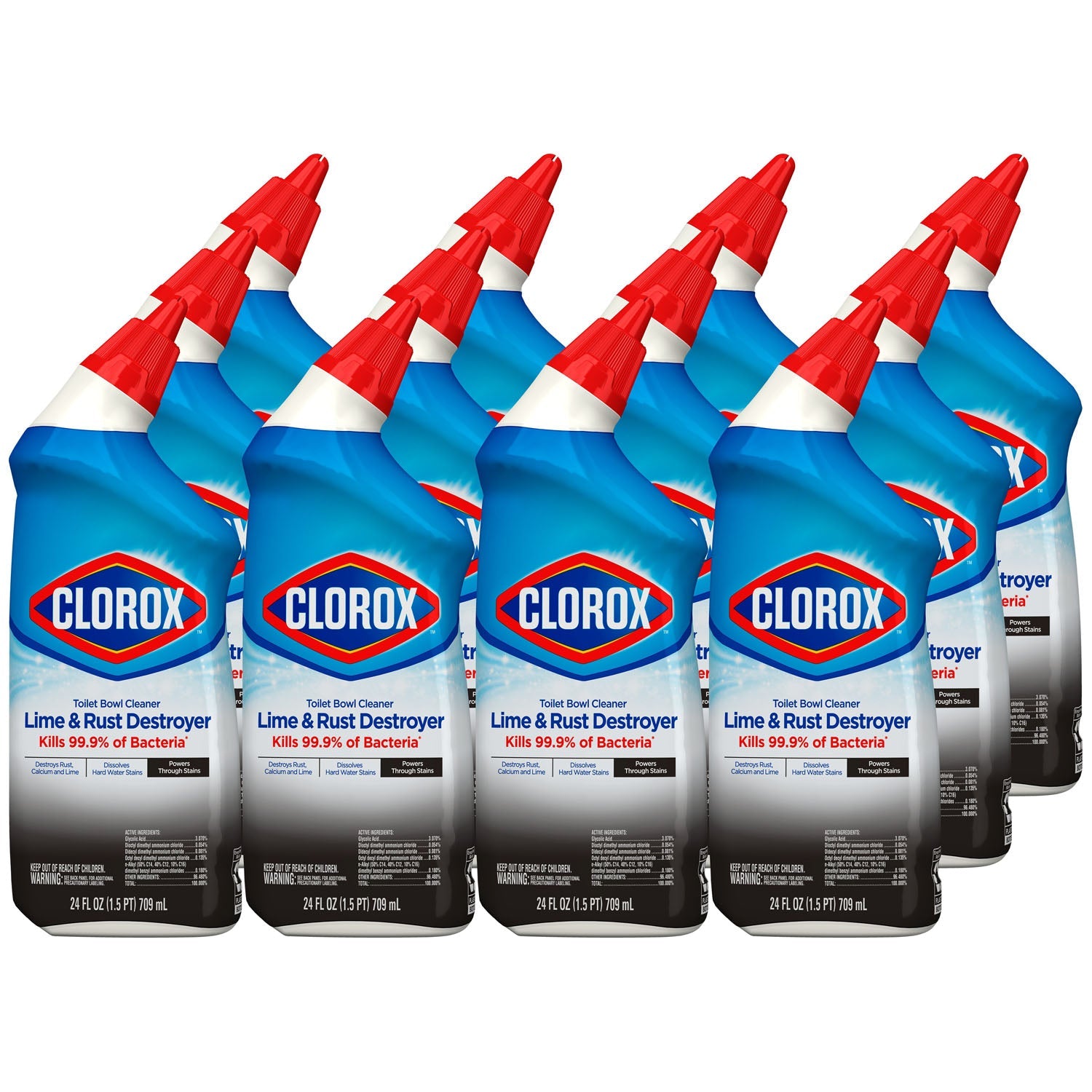 Clorox Sales Company Clorox Toilet Bowl Cleaner  Clorox Toilet Bowl Cleaner Lime & Rust Destroyer,