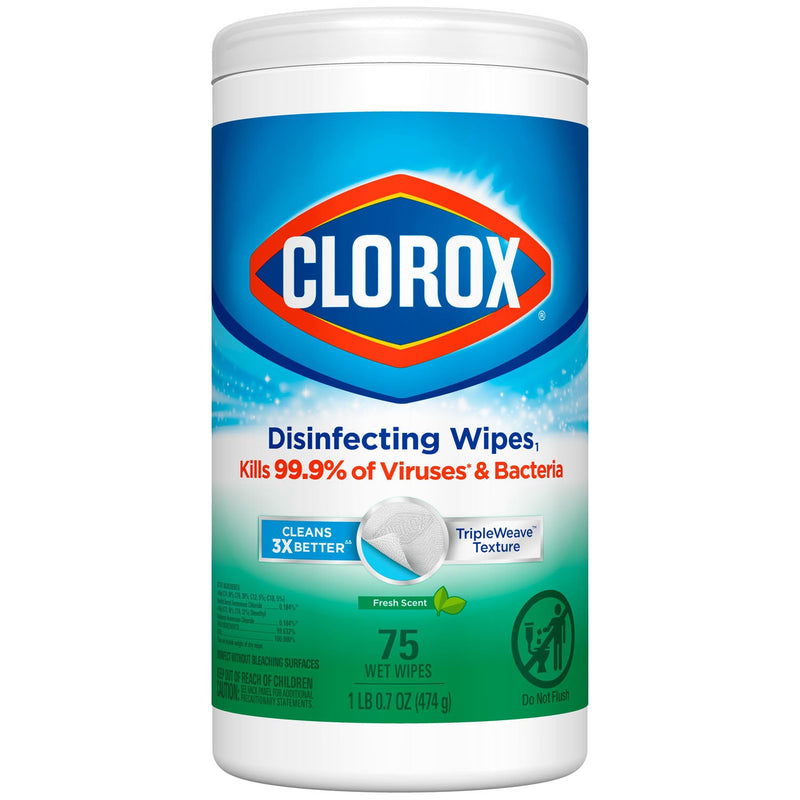 Clorox Sales Company Clorox Commercial Solutions Disinfecting Wipes  Clorox Disinfecting Wipes, Bleach Free Cleaning Wi