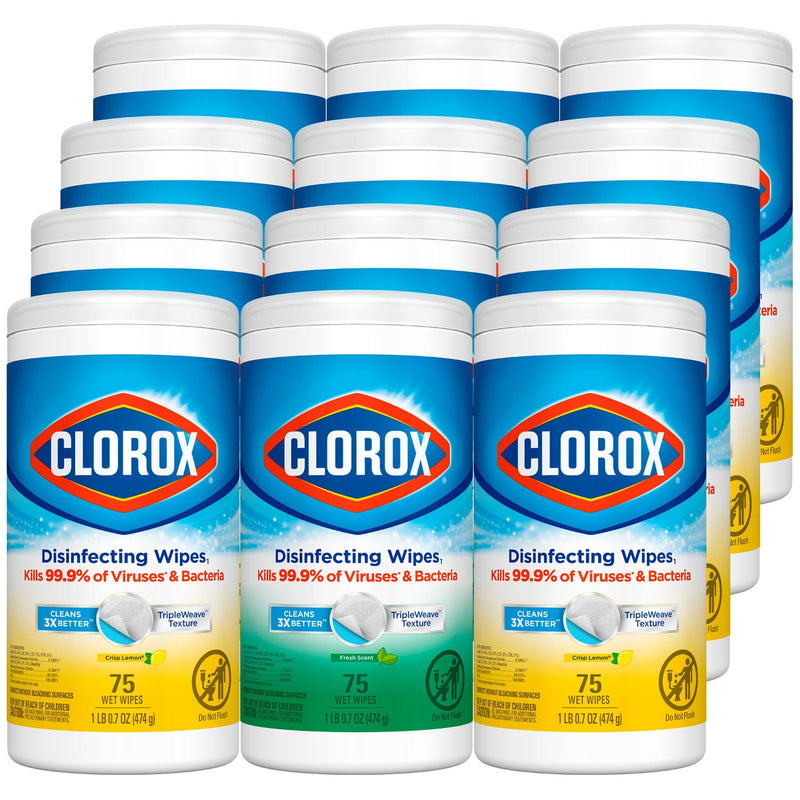Clorox Sales Company Clorox Commercial Solutions Disinfecting Wipes  Clorox Disinfecting Wipes Value Pack, Bleach Free