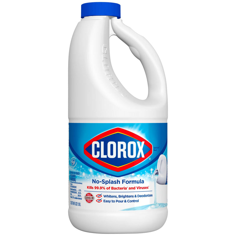 Clorox Sales Company Clorox Bleach  Clorox Splash-Less Bleach, Disinfecting Bleach, Re