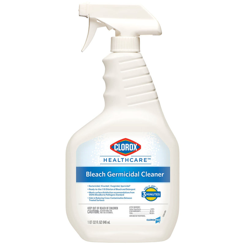 Clorox Sales Company Clorox Healthcare Bleach Germicidal Cleaners  Clorox Healthcare Bleach Germicidal Cleaner Spray,