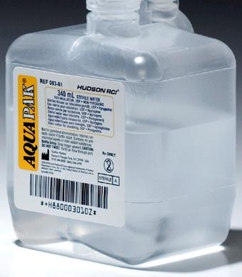 Medline Humidifier Aquapak 340 mL Sterile Water (HUD00301 / CS)