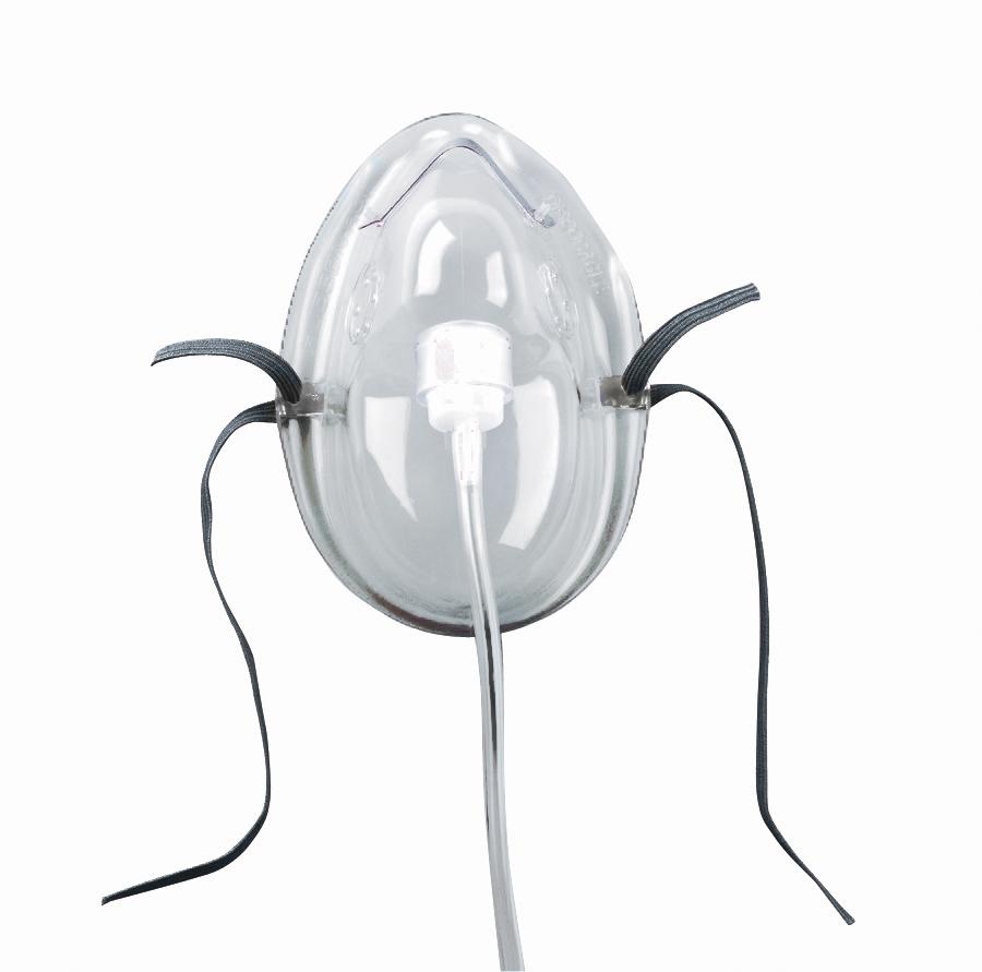 Medline Oxygen Mask Hudson RCI Elongated Style Pediatric Adjustable Head Strap / Nose Clip (HUD1042 / CS)