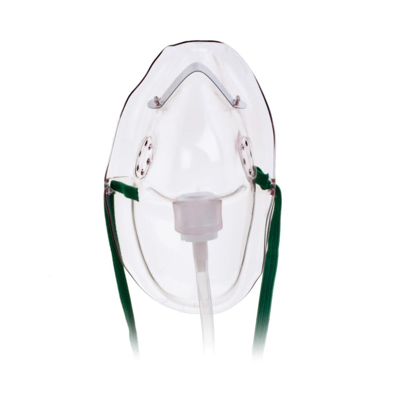 Medline Oxygen Mask Elongated Style Adult Adjustable Head Strap (HUDRHO41U / CS)