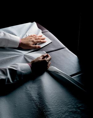 Graham Medical Poly-Perf Exam Roll Table Paper