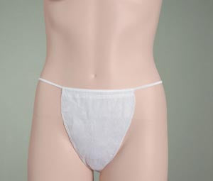 Graham Medical Onedee'S Elite Patient Bikini  Bikini, White, One Size Fits All, 100/cs