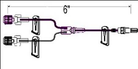 IV Extension Set ICU Mini Bore 6 Inch Tubing (Case of 50)