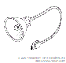 RPI LMP028 Lamp (12Vdc, 100W)