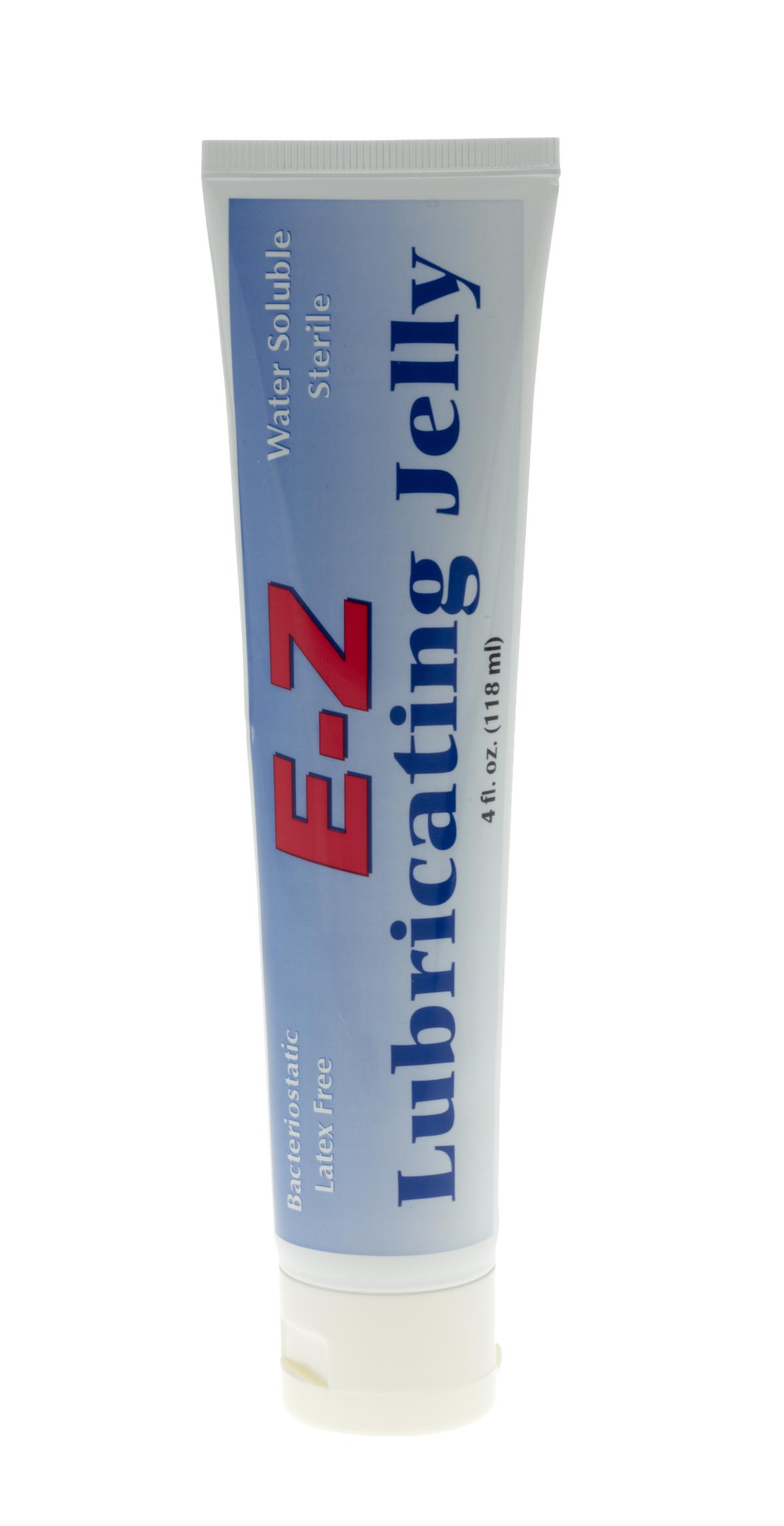 E-Z Lubricating Jelly, 4-ounce tube (72/CS)