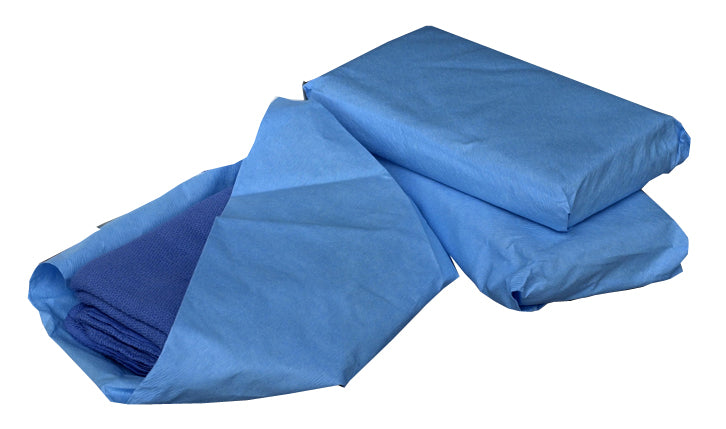 O.R. Towel Medline 17 X 27 Inch Blue Sterile (80/CS)