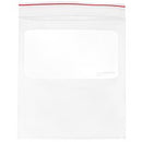 BAG RED LINE ZIP CLOSURE CLEAR9X12 2MIL 100PK 10PK/CS