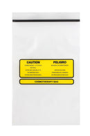 BAG TRANSPORT CHEMO ZIP CLSR6X9 100/PK 10PK/CS