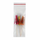 BAG RED LINE ZIP CLOSURE CLEAR2X5 2MIL 100PK 10PK/CS