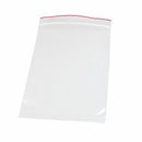 BAG RED LINE ZIP CLOSURE CLEAR5X7 2MIL 100PK 10PK/CS