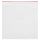 BAG RED LINE ZIP CLOSURE CLEAR12X12 2MIL 100PK 10PK/CS