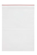 BAG RED LINE ZIP CLOSURE CLEAR13X20 4MIL 50/PK 5PK/CS