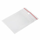 BAG RED LINE ZIP CLOSR CLR W/HOLE 2.5X3 4MIL 100/PK 10PK/CS