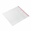 BAG RED LINE ZIP CLOSR CLR W/HOLE 4X4 4MIL 100/PK 10PK/CS