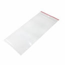 BAG RED LINE ZIP CLOSR CLR W/HOLE 4X8 4MIL 100/PK 10PK/CS