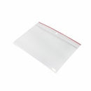 BAG RED LINE ZIP CLOSR CLR W/HOLE 6X4 4MIL 100/PK 10PK/CS
