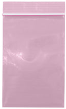 BAG ANTI-STATIC ZIP, PINK TINT4MIL 6X8 100/PK 10PK/CS