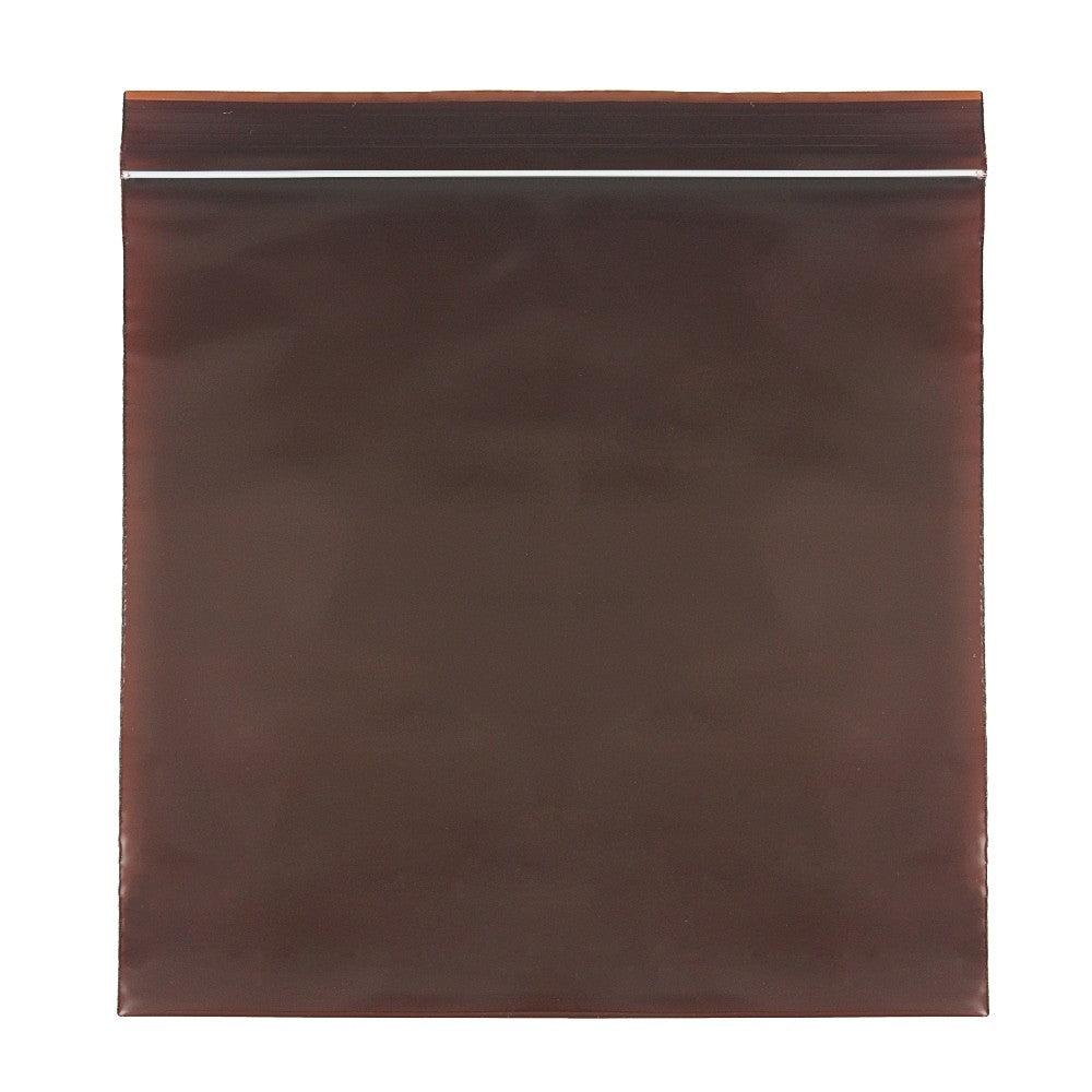 BAG UV PROTECTION ZIP 3MIL12X12 AMBER 100/PK 5PK/CS