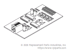 RPI MIB170 Hand Control Pc Board 