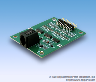 RPI MIB320 Hand Control/Foot Control Pc Board 