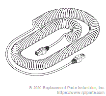 RPI MIC293 Coiled Cord (Foot Control) 