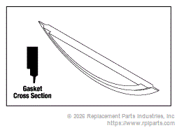 RPI MIG157 Dam Gasket