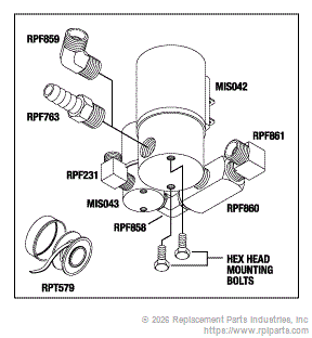 RPI MIK202 Fill/Vent Manifold Kit 