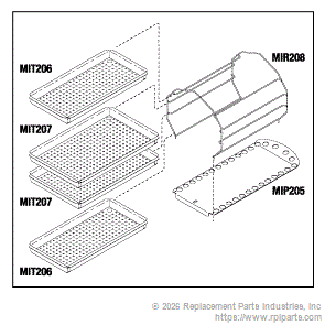 RPI MIK204 Rack And Tray Kit 