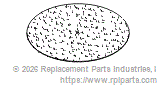 RPI MIP040 Door Insulator Pad 