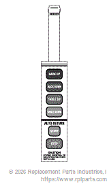 RPI MIP305 Hand Control Panel 
