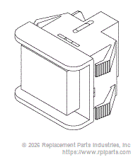 RPI MIS011 Auto Return Switch (Green) 