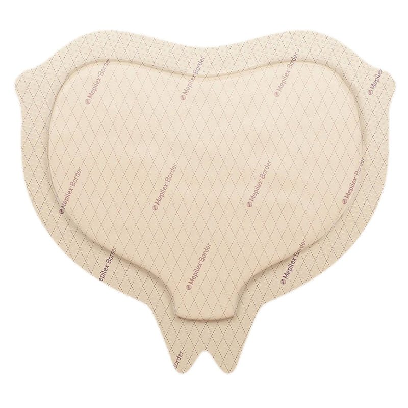 Molnlycke Health Care Us, Llc Molnlycke Wound Dressing - Mepilex Border Sacrum  Dressing, 6.3” x 7.9” (16 x 20cm), Self-Adherent S