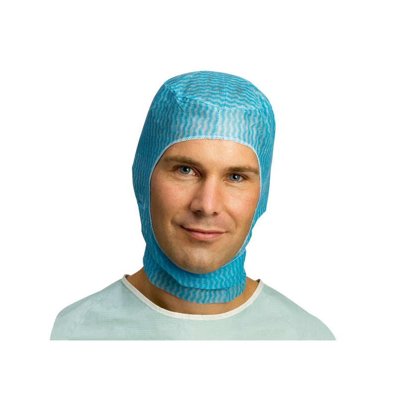 Molnlycke Health Care Us, Llc Molnlycke Barrier Surgical Cap  Surgeons Hood, Tuck, Blue One Size, 100/bx, 5 bx/c