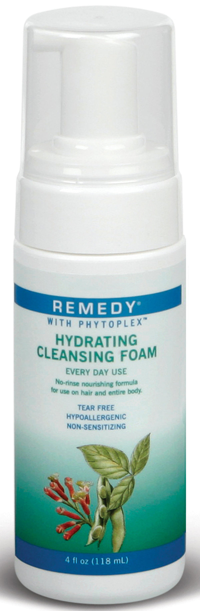 Medline Rinse-Free Cleanser Remedy Phytoplex Foaming 4 oz. Pump Bottle Vanilla Scent (MSC092104 / CS) 