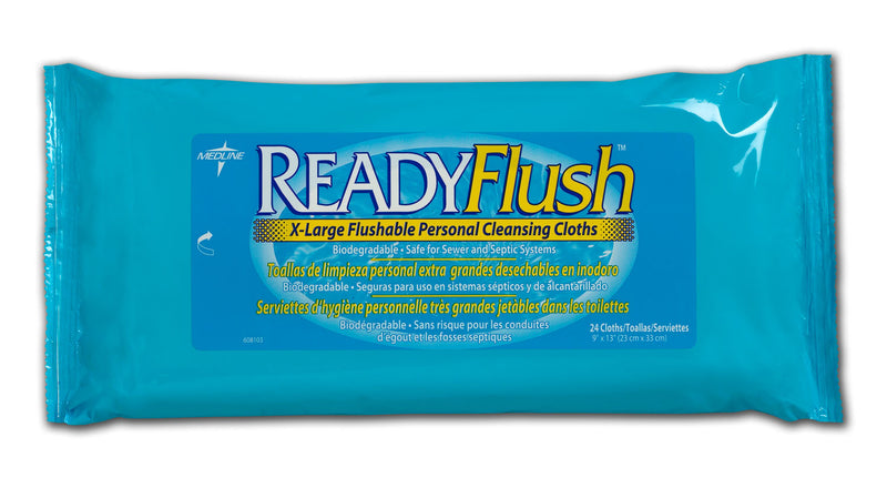 Flushable Personal Wipe ReadyFlush Soft Pack Scented 24 Count (576/CS)
