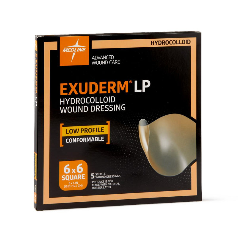 Medline DRESSING, HYDROCOLD EXUDERM 6X6 (5/BX) MEDLNE (MSC5125 / BX) 